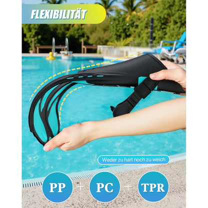 Lealinga Schnorchelflossen Verstellbar Erwachsene Reisegröße