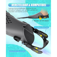 Lealinga Schnorchelflossen Verstellbar Erwachsene