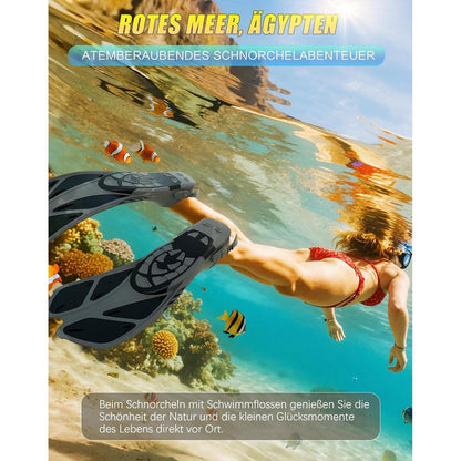 Lealinga Schnorchelflossen Verstellbar Erwachsene