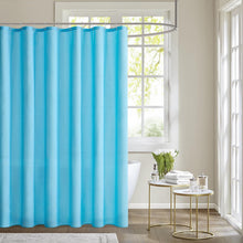 Duschvorhang 120x180cm Hellblau Wasserdicht Anti-Schimmel