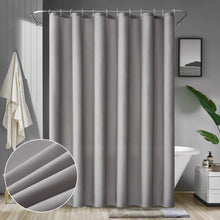 Duschvorhang Wasserdicht Grau 120x180cm Anti-schimmel Textil Waschbar