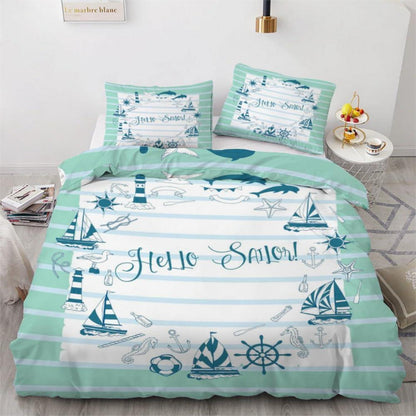 Anker 3teilig Bettwäsche Set 220x240 cm Mikrofaser