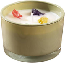 Duftkerze im Glas Blumenduft mit Kristallstein 270g bis zu 20h