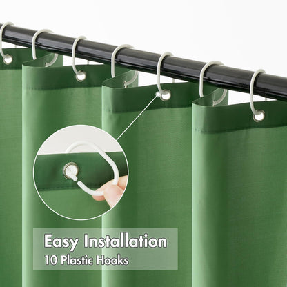 Duschvorhang Grün Wasserdicht Anti-schimmel Textil Badezimmer