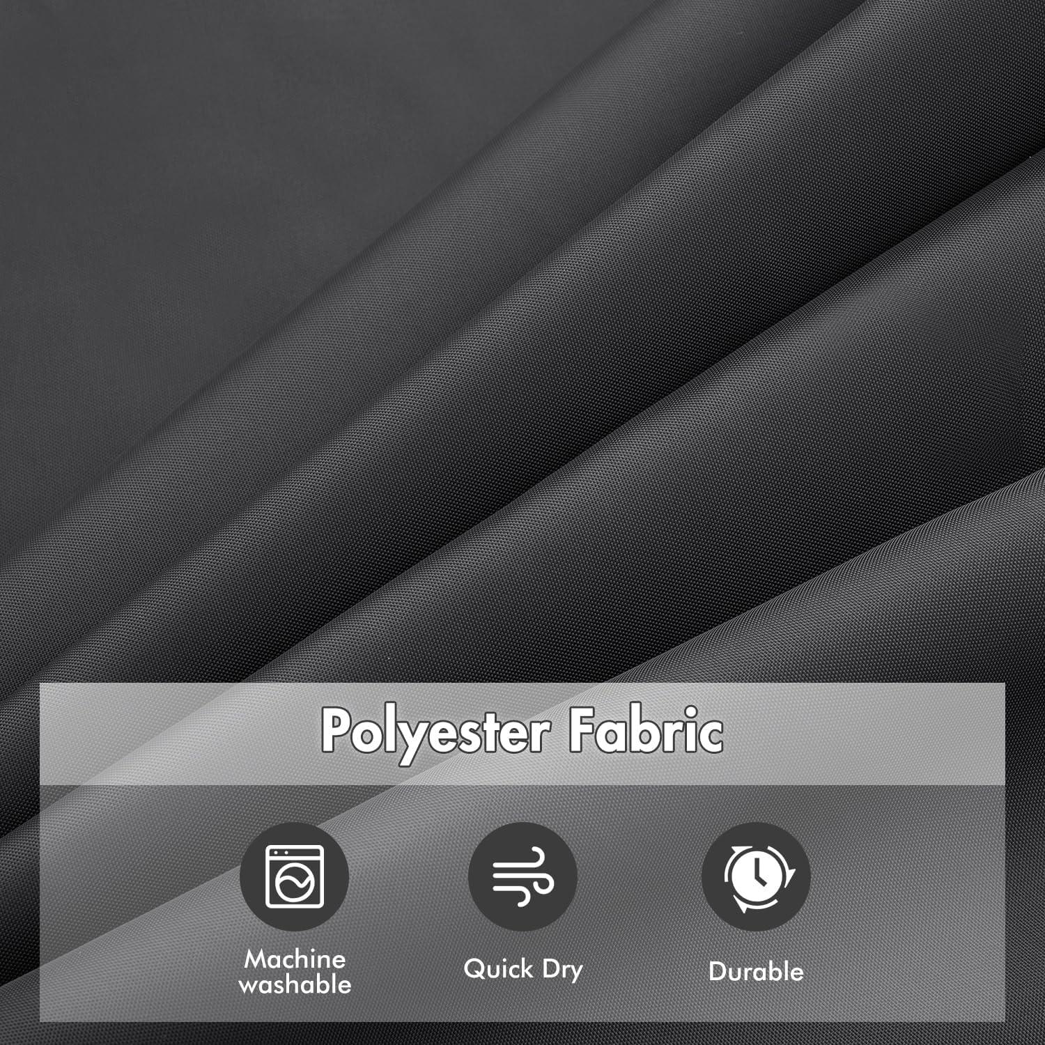 Duschvorhang 180x210cm Dunkelgrau Wasserdicht Anti-schimmel Textil