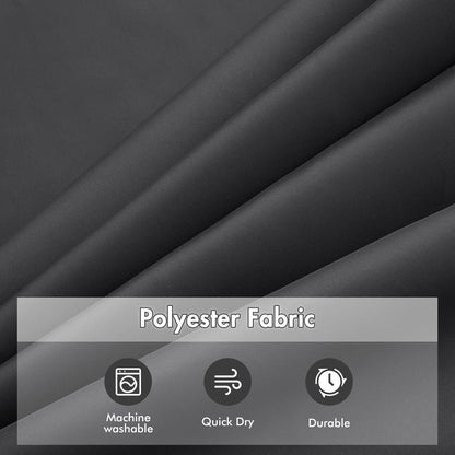 Duschvorhang 180x210cm Dunkelgrau Wasserdicht Anti-schimmel Textil