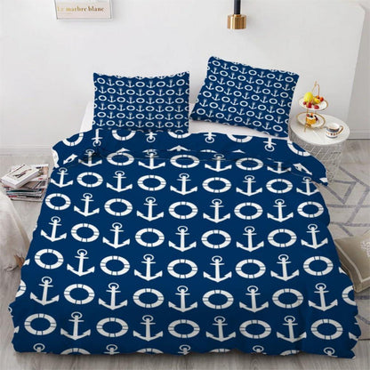 Anker 3teilig Bettwäsche Set 200x200 cm Mikrofaser