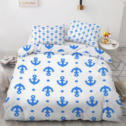 Anker 3teilig Bettwäsche Set 220x240 cm Mikrofaser