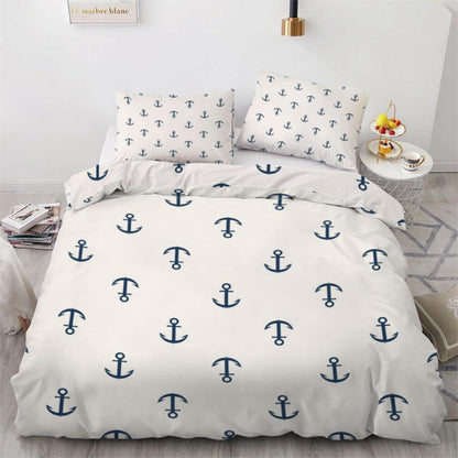 Anker 3teilig Bettwäsche-Set 220x240 cm Mikrofaser