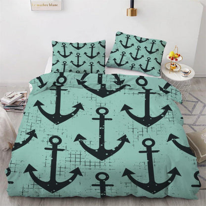 Anker 3teilig Bettwäsche-Set 220x240 cm Mikrofaser