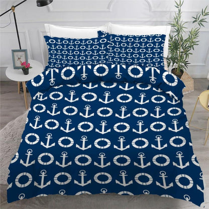 Anker 3teilig Bettwäsche-Set 220x240 cm Mikrofaser