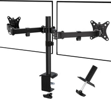 Monitor Halterung für 2 Monitore 17-35 Zoll Neigbar Schwenkbar Drehbar