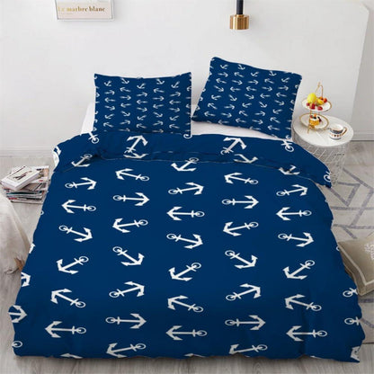 Anker 3teilig Bettwäsche Set 220x240 cm Mikrofaser