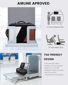 Handgepäck Rucksack 40L für Damen, Laptop 17,3