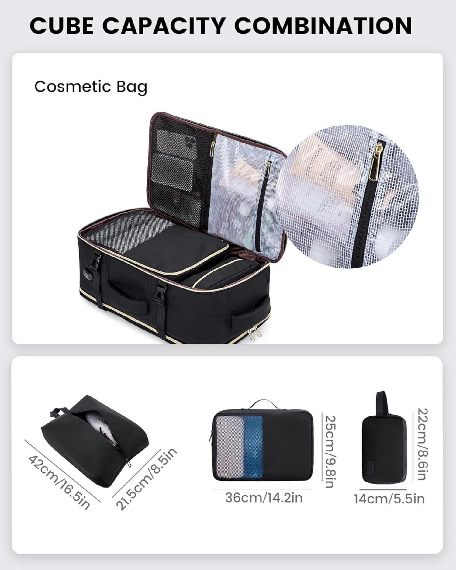 Rucksack Handgepäck 17,3 Zoll Laptop Reise Weekender DamenTravel Backpack