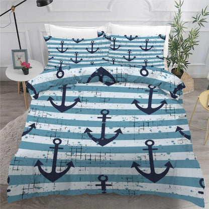 Anker 3teilig Bettwäsche-Set 220x240 cm Mikrofaser