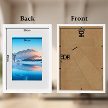 DTXDTech A4 Holz Fotorahmen 21x30 cm Schwarz