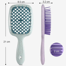 LORSEX Haarbürste 2er Pack für Naturhaar Glatt Lockig