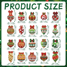 20 Stück Diamond Painting Weihnachten Anhänger Set 5D