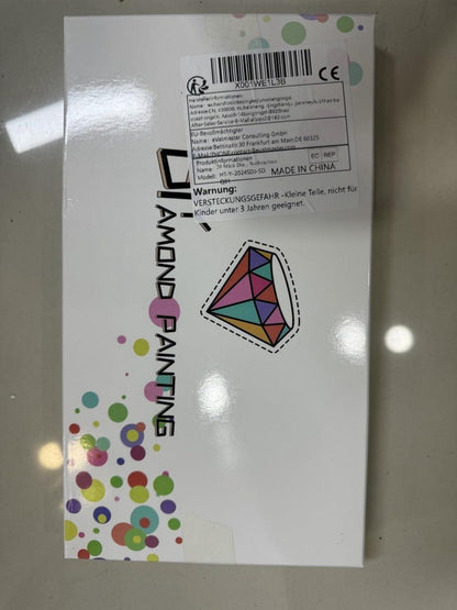 20x Diamond Painting Weihnachtsanhänger 5D Diamant Bastelset Kinder