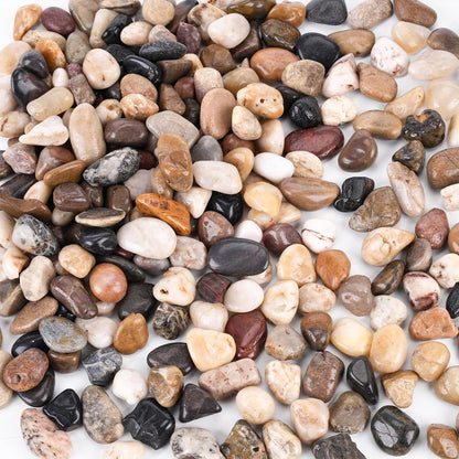 Flusskiesel Edelsteine 900g Polierte Deko Steine Vasen Garten