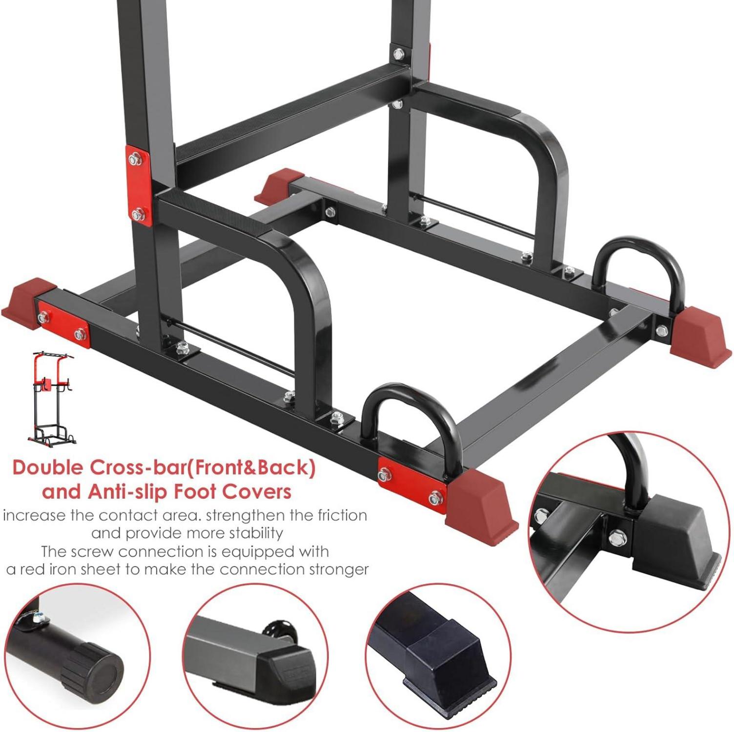 Multifunktionale Klimmzugstange Höhenverstellbar Heimfitness 150kg Tragfähigkeit