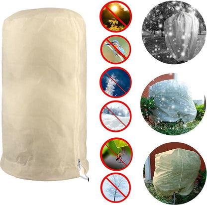 Winterschutz Pflanzendecke Frostschutz Groß Schutzhülle Kübelpflanzen Atmungsaktiv Gelb 80×100cm