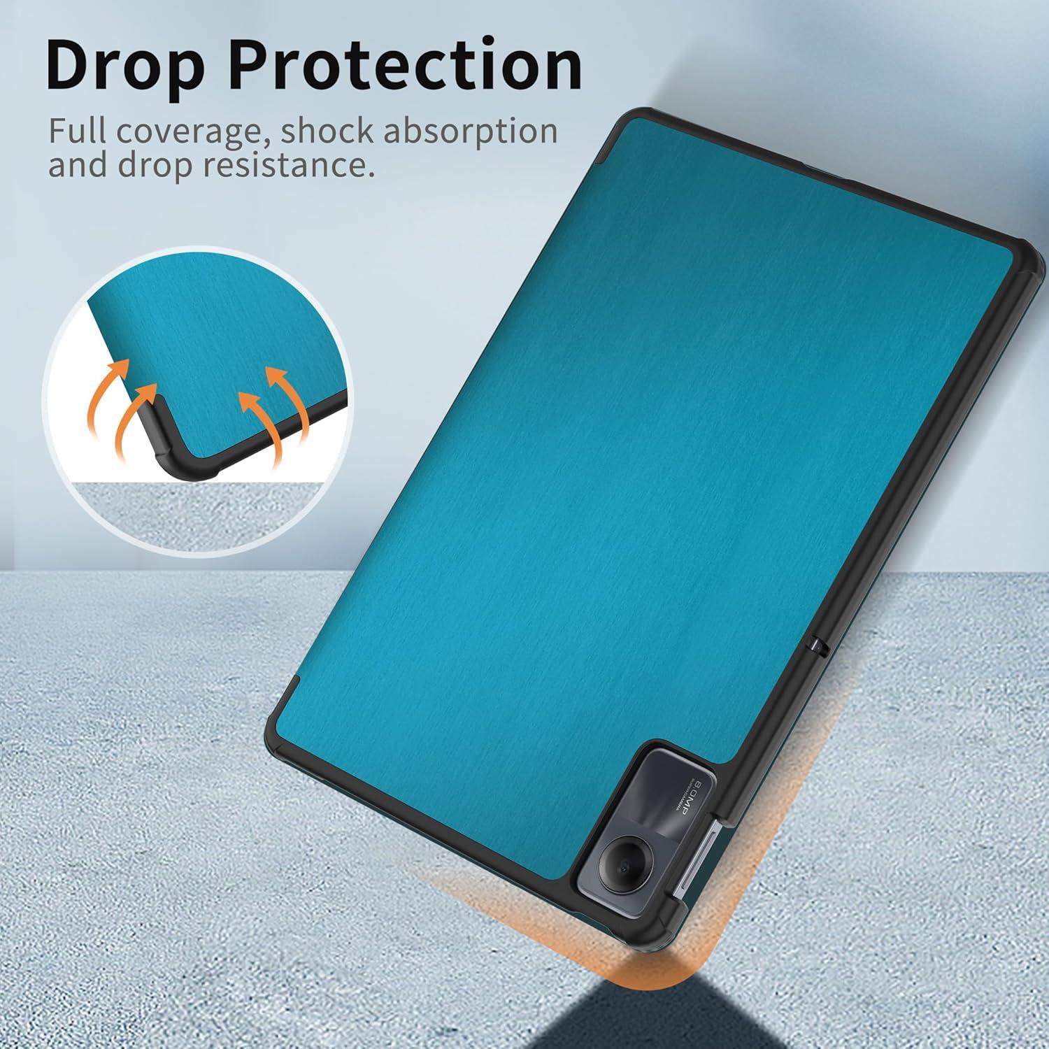 EasyAcc Redmi Pad SE 2023 11 Zoll Hülle Ständer Pfauenblau