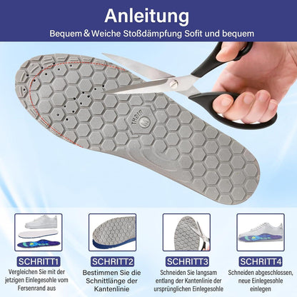 Orthopädische Magnet-Einlagen Akupressur bei Fersenschmerzen