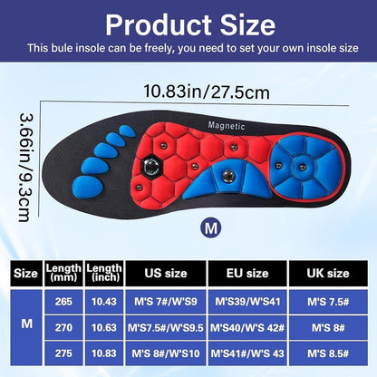 Magnetische Einlegesohlen Akupressur Orthopädisch Fußschmerzen