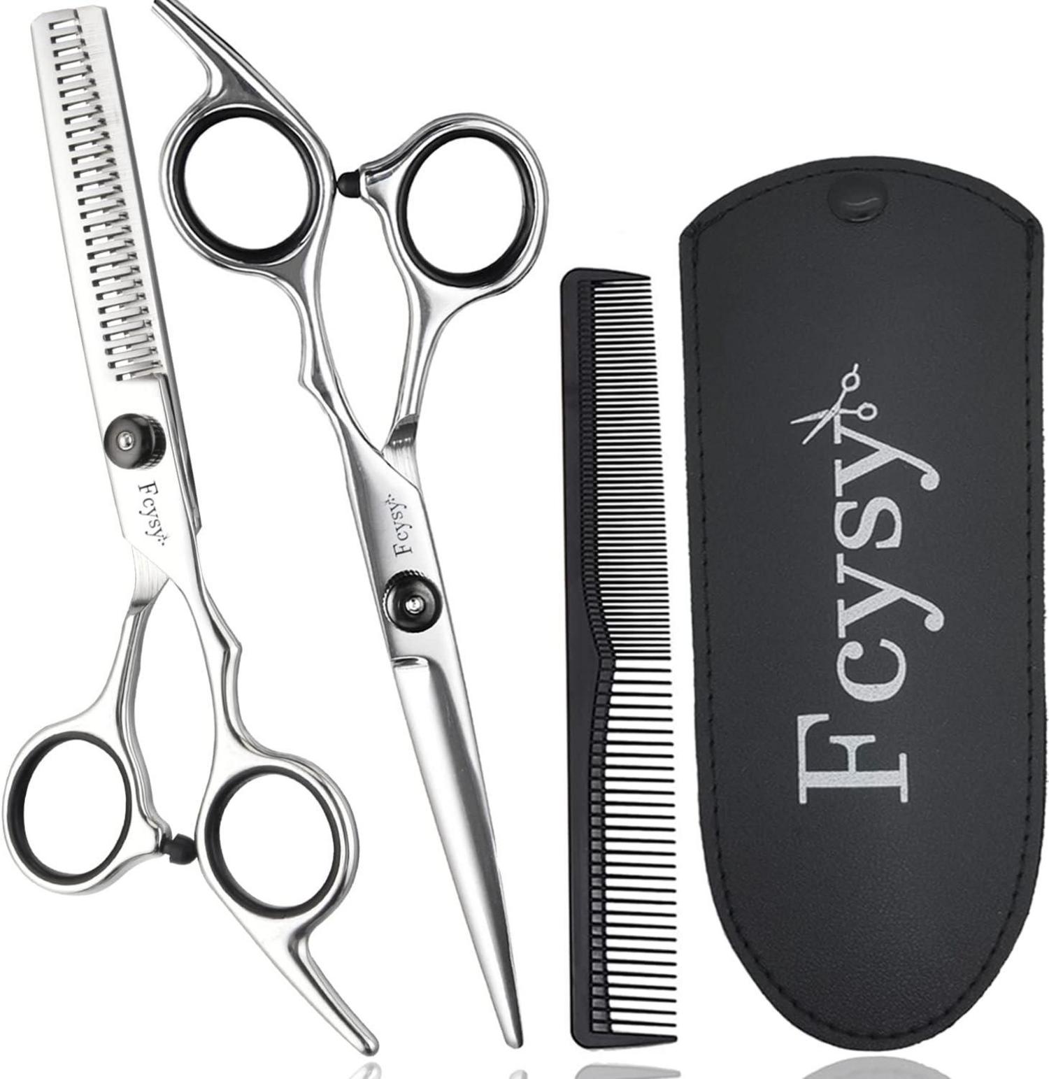 Professionelle Haarschere Effilierschere Set Friseur