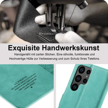 Samsung Galaxy S24 Ultra Hülle Leder Flip Wallet mit