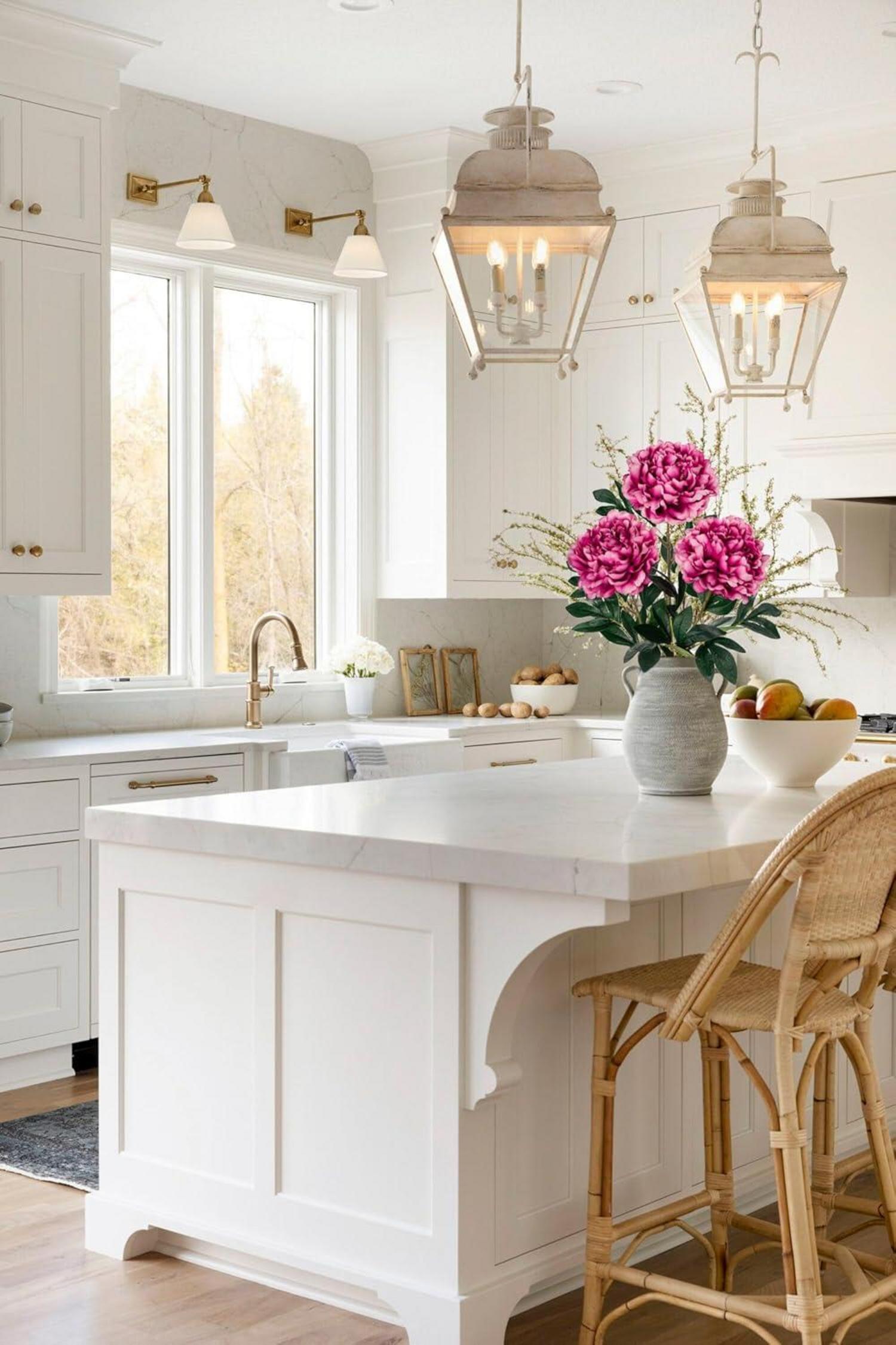 Künstliche Pfingstrosen Stiel 3PCS Vintage Bouquet Hochzeit