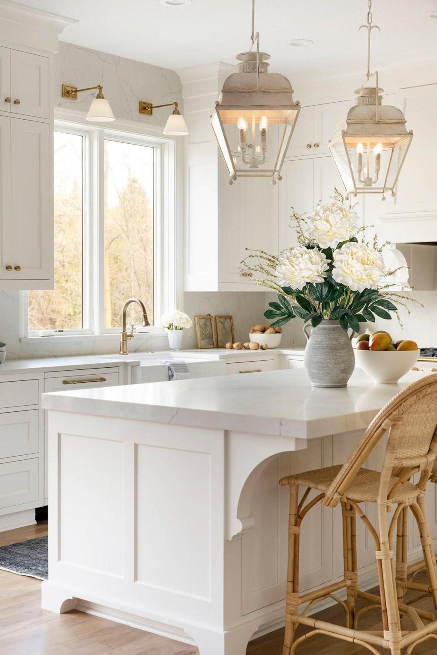 3er Set Künstliche Pfingstrosen Stiel 74cm - Weiße Rosen Bouquet