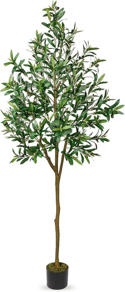 180cm Künstlicher Olivenbaum Kunstpflanze Kunstbaum Deko