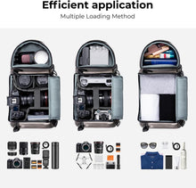 K&F Concept Kamera-Rucksack Schultertasche quadratische