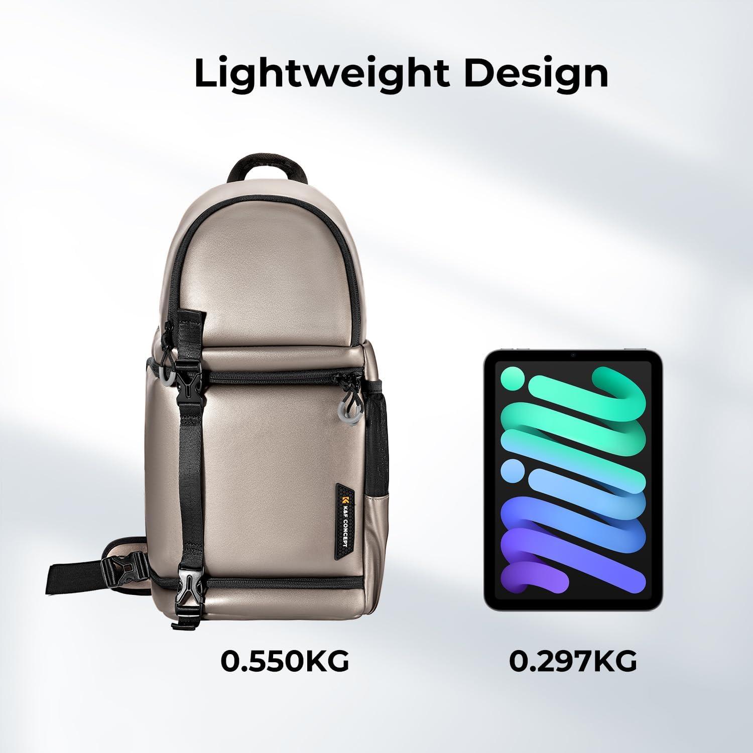 K&F Concept Kamera-Rucksack Schultertasche quadratische Tasche Canon Nikon Sony