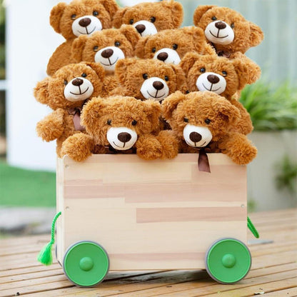 13,5 Zoll Teddybär Plüschtier – Braun, 10er Pack