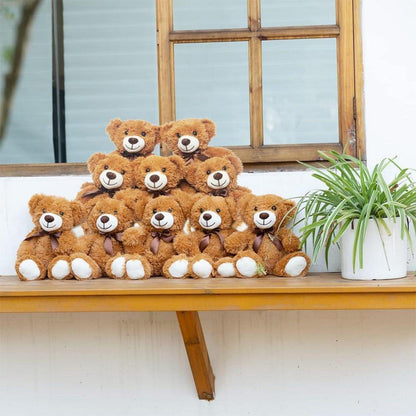 13,5 Zoll Teddybär Plüschtier – Braun, 10er Pack