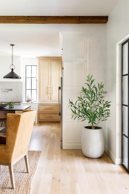 Künstlicher Olivenbaum 90cm groß Deko Kunstpflanze Garten Indoor Outdoor