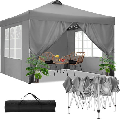 Wasserdichter Faltpavillon 3x3m Stabil Winterfest mit Entlüftung