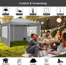 COBIZI 3x3m Pavillon Wasserdicht Stabil Winterfest mit 4