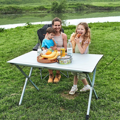 Aluminium Campingtisch klappbar 120x70cm, 100kg belastbar, mit Tragetasche