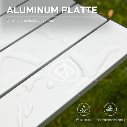 Aluminium Campingtisch klappbar 120x70cm, 100kg belastbar, mit Tragetasche