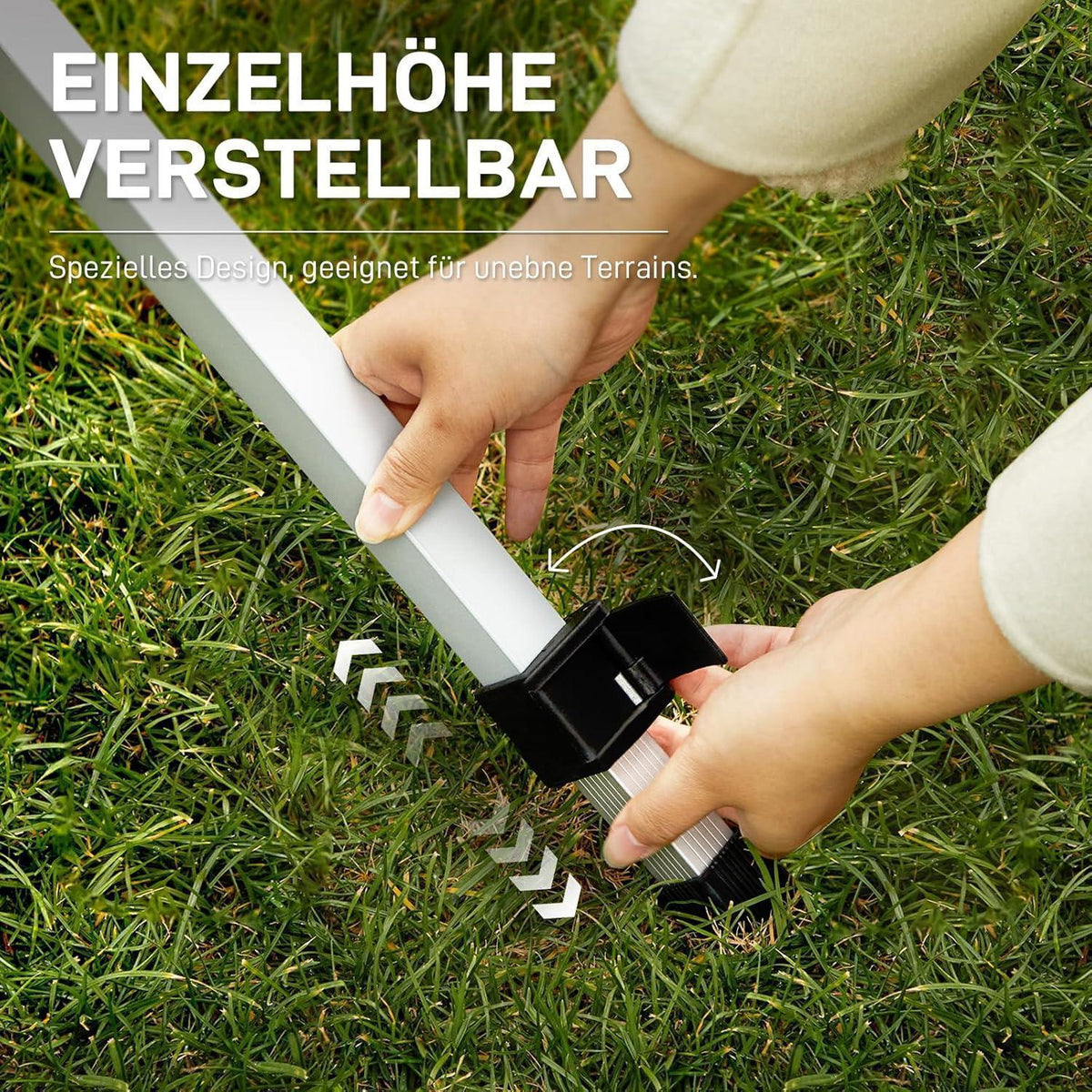 Aluminium Campingtisch klappbar 120x70cm, 100kg belastbar, mit Tragetasche