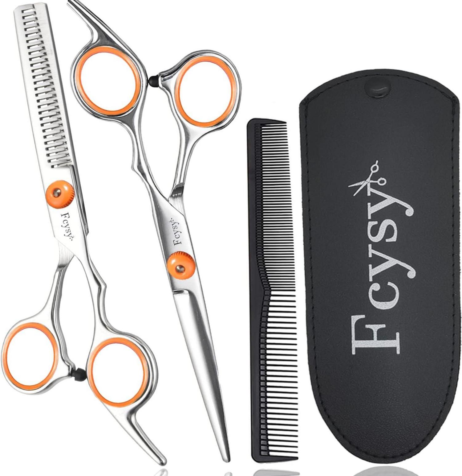 Professionelle Haar Effilierschere Set für Haare Friseur und Haustiere