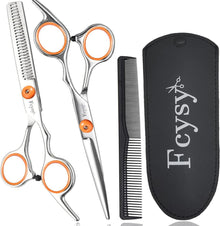 Professionelle Haar Effilierschere Set für Haare Friseur und Haustiere