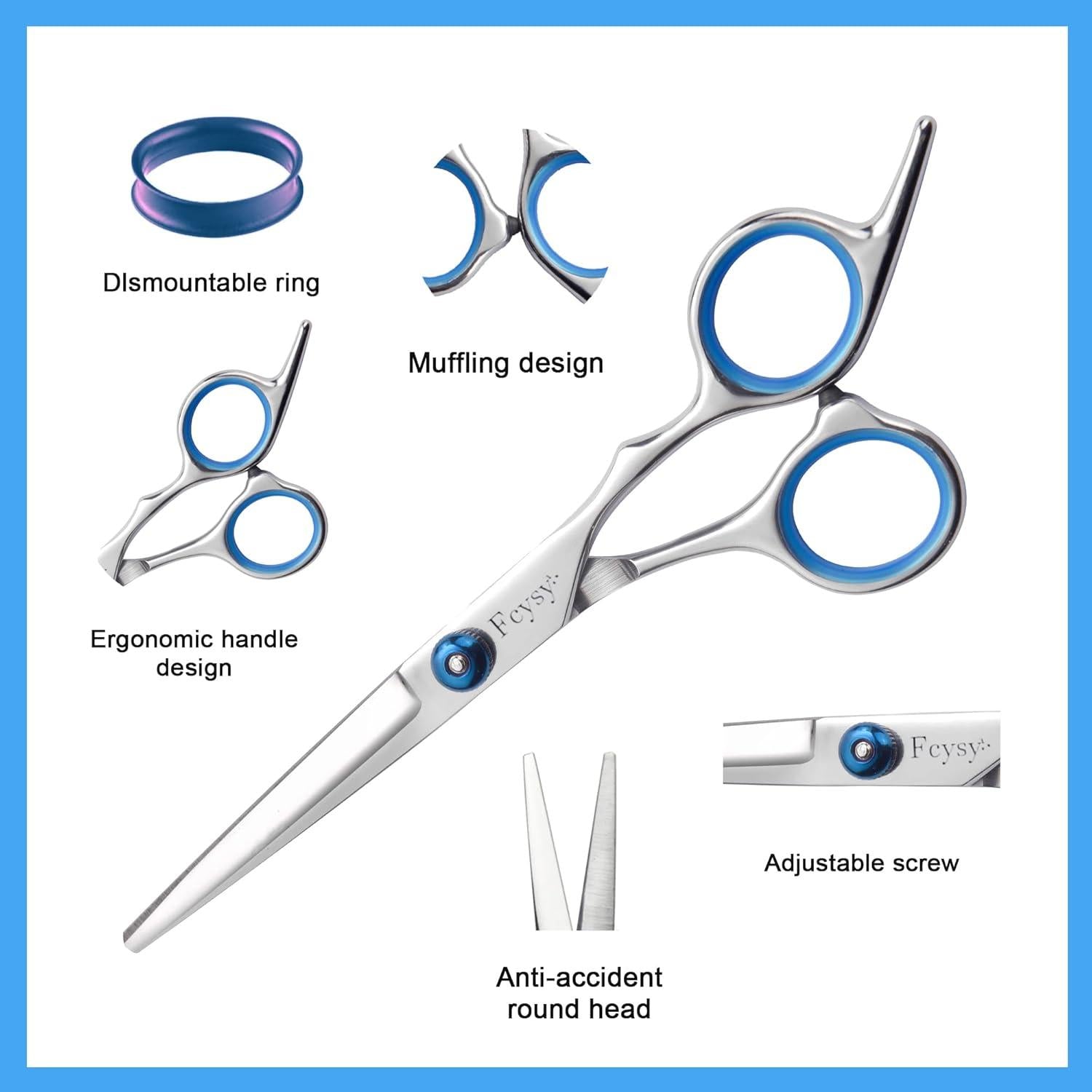 Haarschere Effilierschere Set Haarschneideschere Friseur Haar Schere