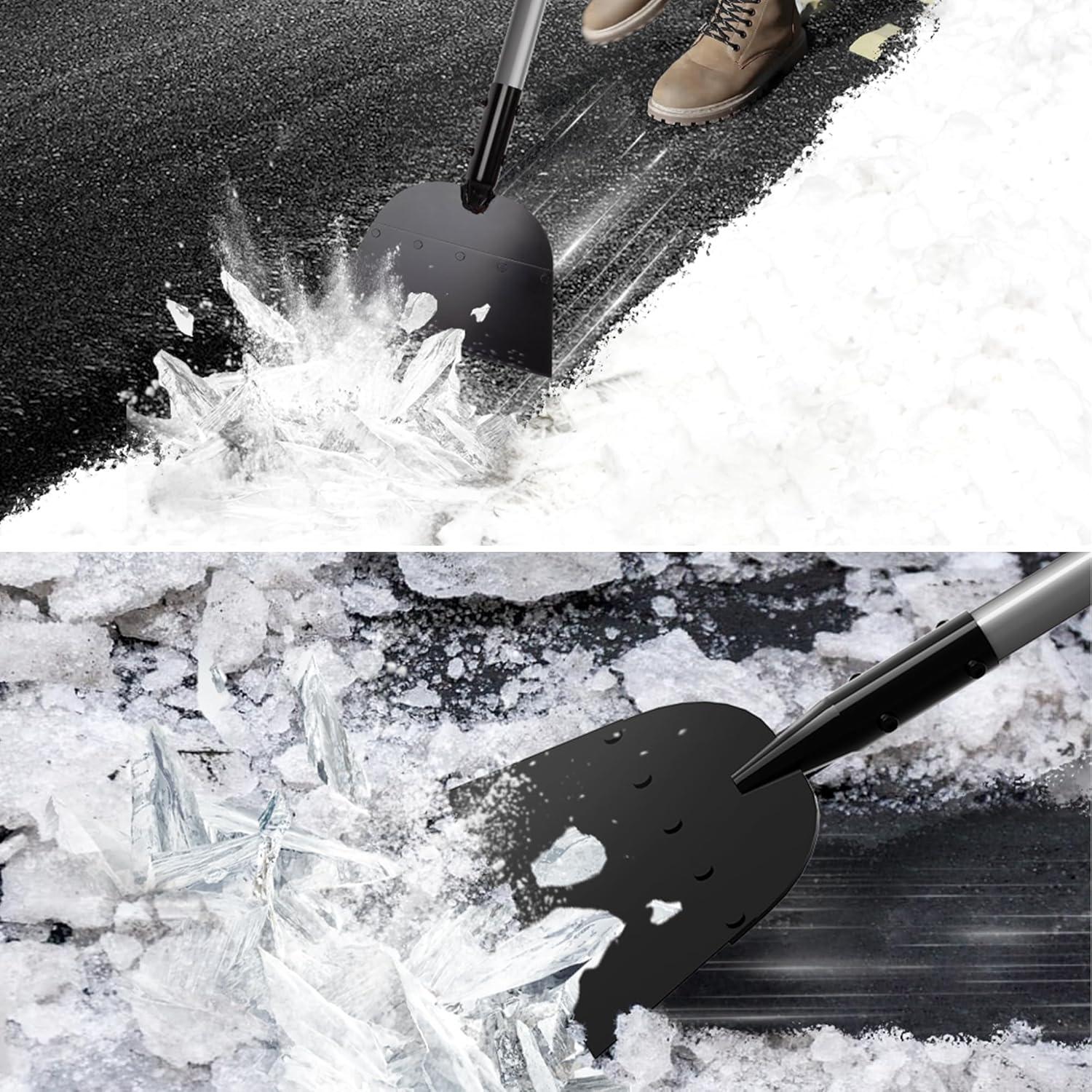 Walensee Flache Schneeschaufel Eiskratzer Eisentfernungswerkzeug 136cm
