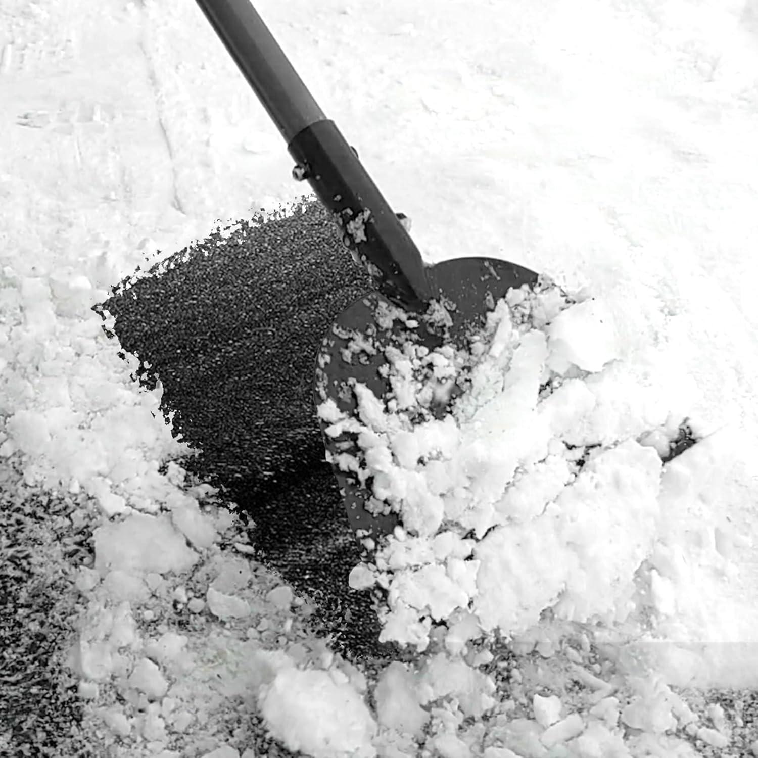 Walensee Flache Schaufel Eiskratzer Eisschaber 136cm | Garten Werkzeug Rasen Unkraut Gehweg